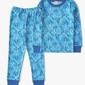 Lilly Pulitzer Pottery Barn Turtley Awesome Organic Cotton Pajama Set